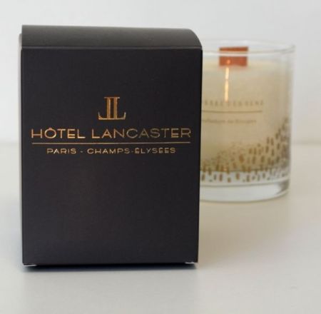 Personalized luxury perfumed candle 180gr